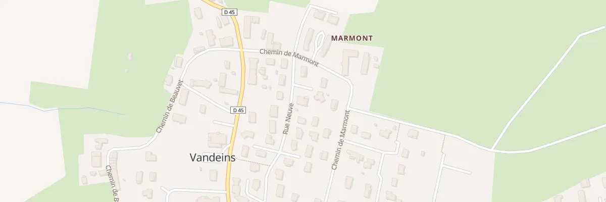 Plan du 26 Imp du Clos Charmant à Vandeins