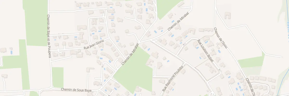 Plan du 460 Che de Mirabel à Vaison-la-Romaine