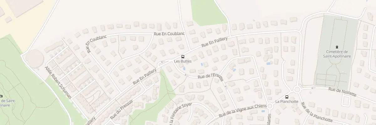 Plan du 25 Rue En Paillery à Saint-Apollinaire