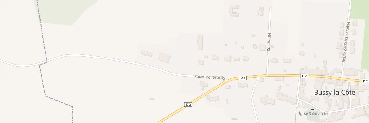 Plan du 6 Rte de Neuville à Bussy à Val-d’Ornain