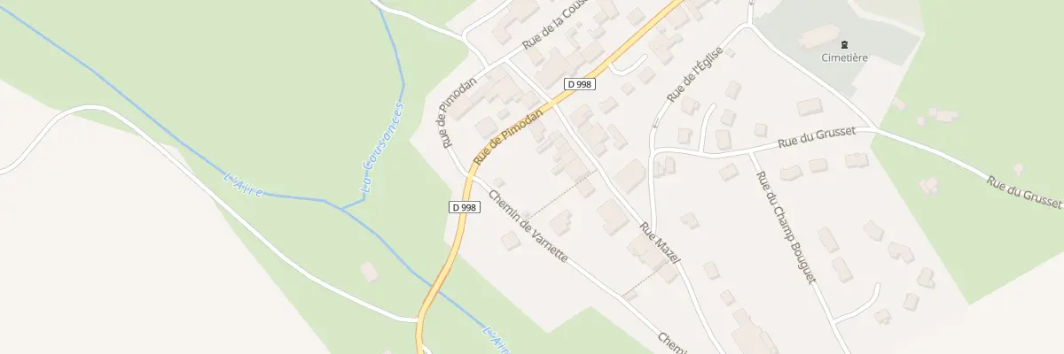 Plan du 8 Rue Mazel à Aubréville