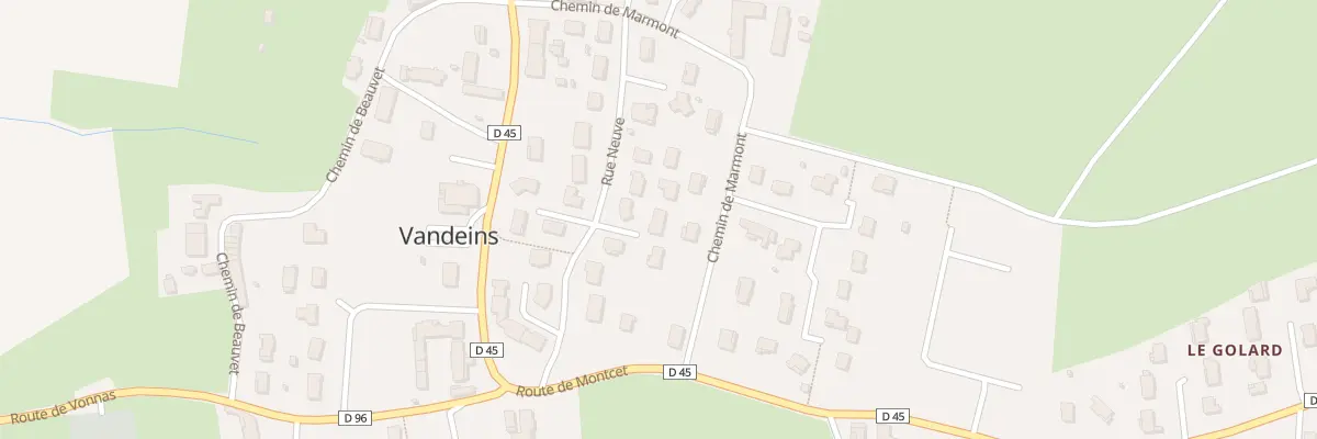 Plan du 161C Rue Neuve à Vandeins