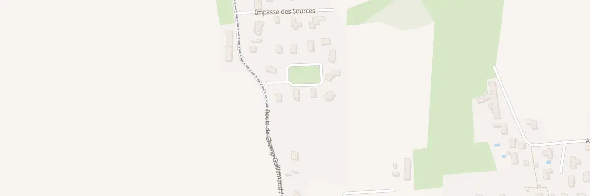 Plan du 50 All des Acacias à Curtafond