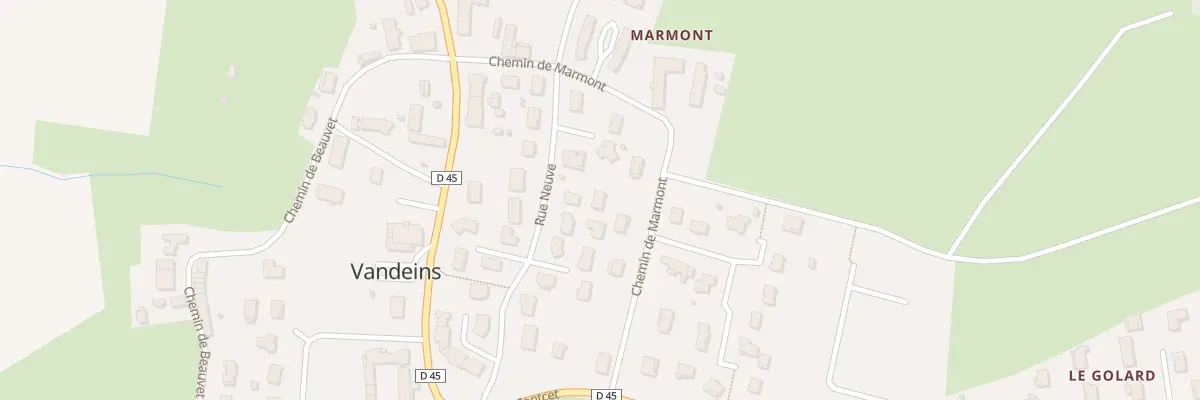 Plan du 113B Rue Neuve à Vandeins