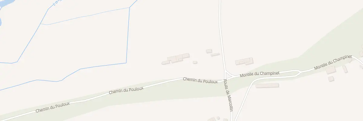 Plan du 2303 Rte de Marcollin à Saint-Barthélemy