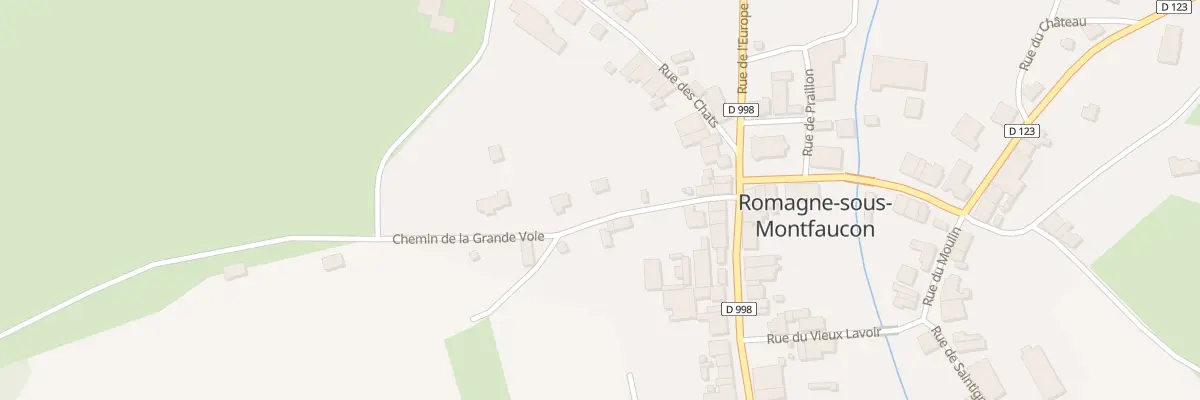 Plan du 4 Rue du Poirier Bouron à Romagne-sous-Montfaucon
