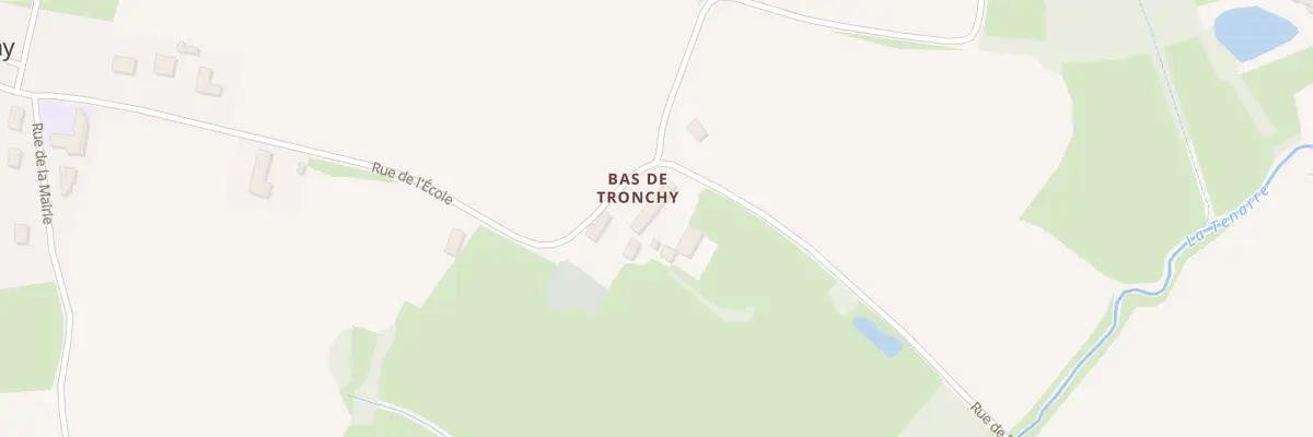 Plan du 770 Rue de l’Ecole à Tronchy