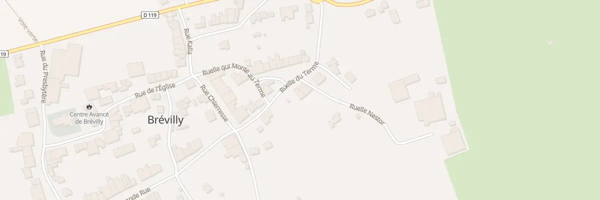 Plan du 10 Rue du Terme à Brévilly