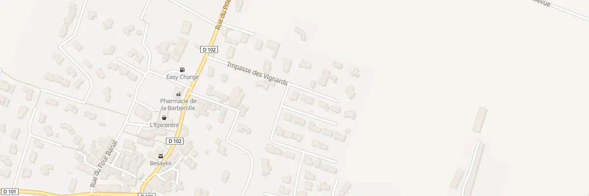 Plan du 1 Imp du Soleil Levant à Bésayes