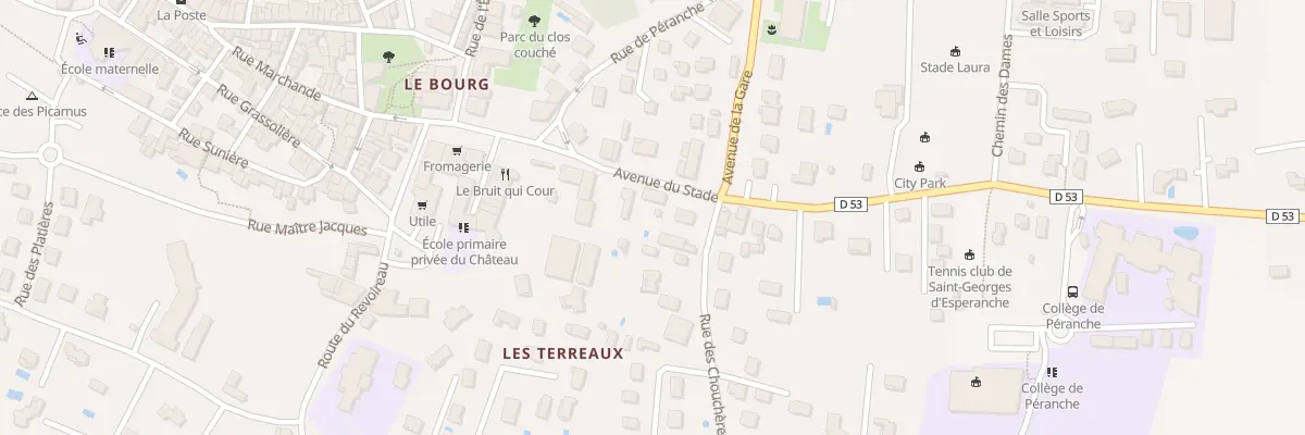 Plan du 90 Av du Stade à Saint-Georges-d’Espéranche