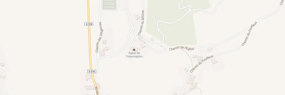 Plan du 428 Chem de l’Église à Beauvoir-de-Marc