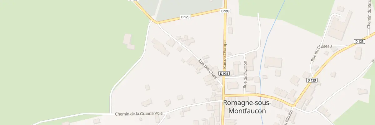 Plan du 11 Rue des Chats à Romagne-sous-Montfaucon