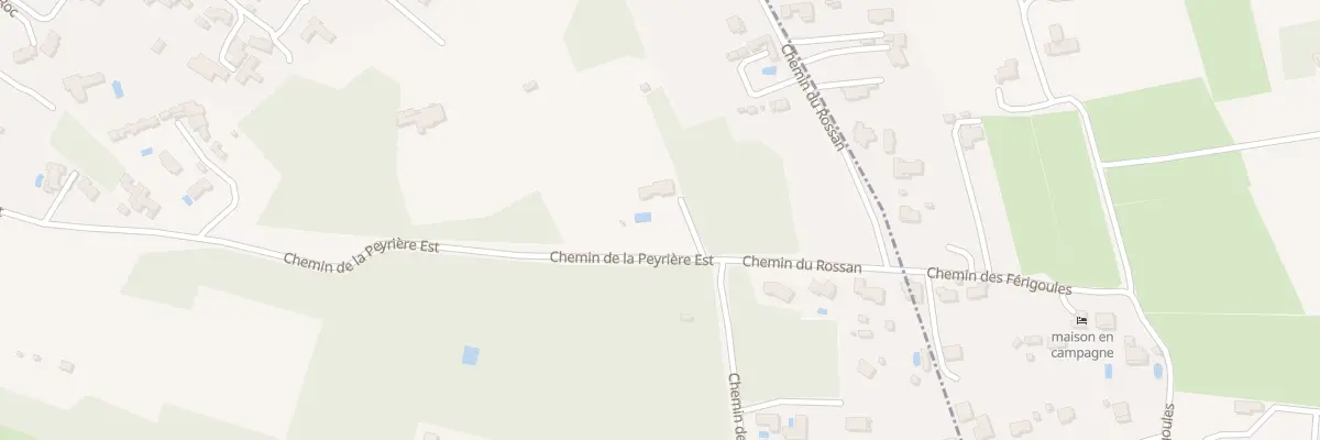 Plan du 628 Che de la Peyrière à Carpentras