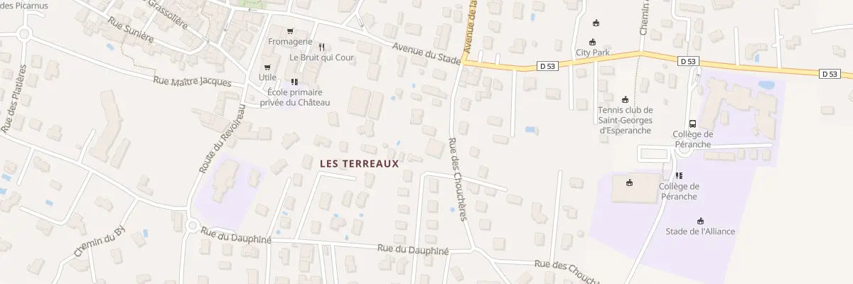 Plan du 90 Rue des Chouchères à Saint-Georges-d’Espéranche