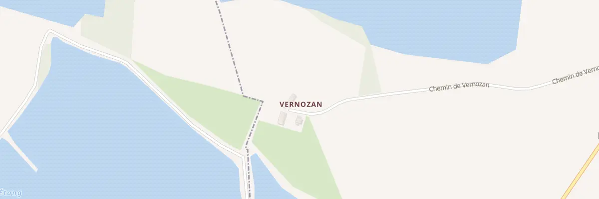 Plan du 600 Che de Vernozan à Versailleux