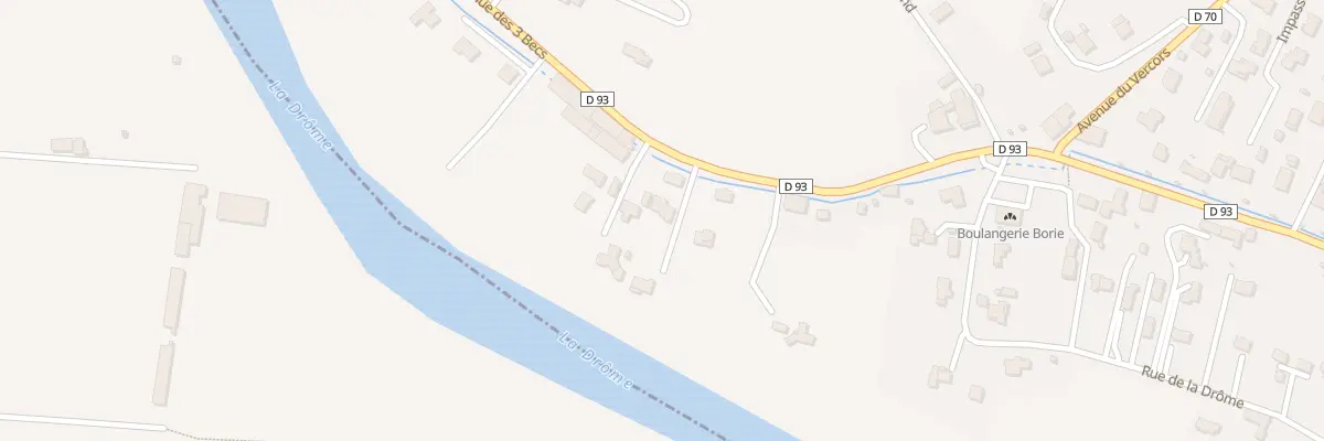 Plan du 30 Imp des Saules à Mirabel-et-Blacons