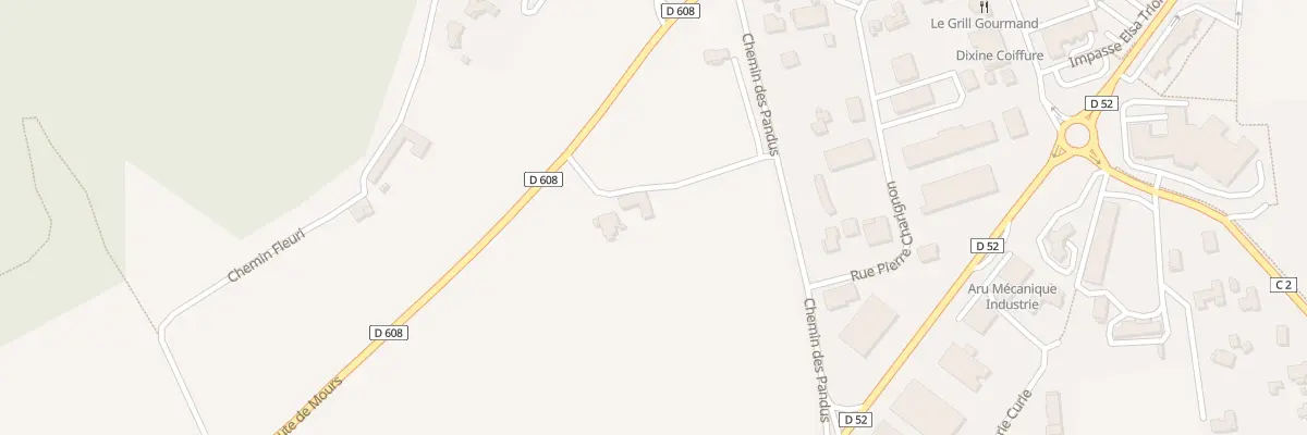 Plan du 595 Rte de Mours à Génissieux
