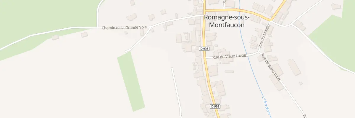 Plan du 10 Rue de l’Argonne à Romagne-sous-Montfaucon