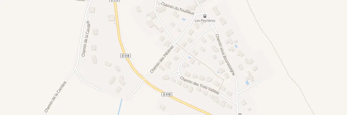 Plan du 7 Chem des 3 Vallées à Beauvoir-de-Marc