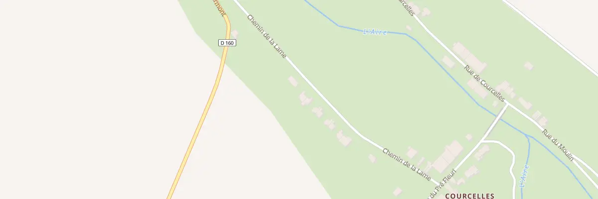 Plan du 17 Che de la Lame à Aubréville
