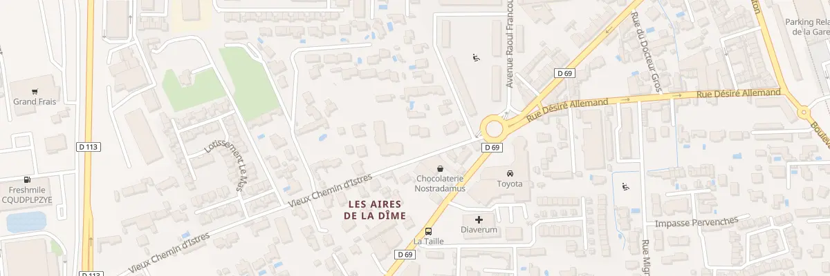 Plan du 80 Vieux Che d’Istres à Salon-de-Provence