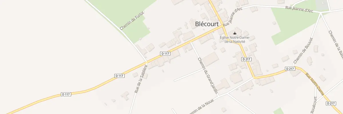 Plan du 13 Rue des Marronniers à Blécourt