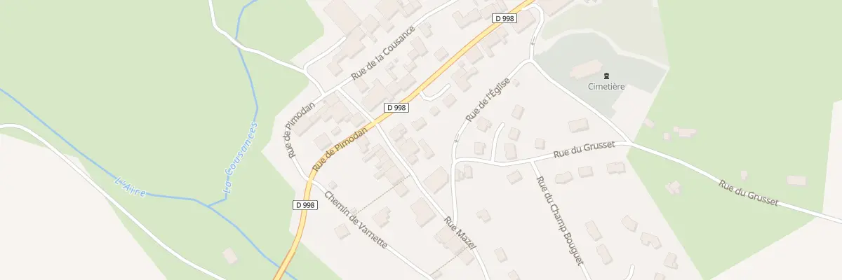 Plan du 3 Rue Mazel à Aubréville