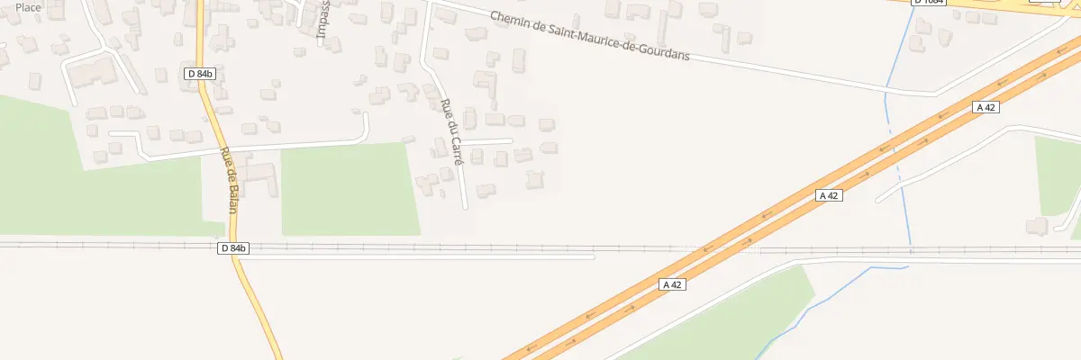 Plan du 253 Rue du Carre à Dagneux