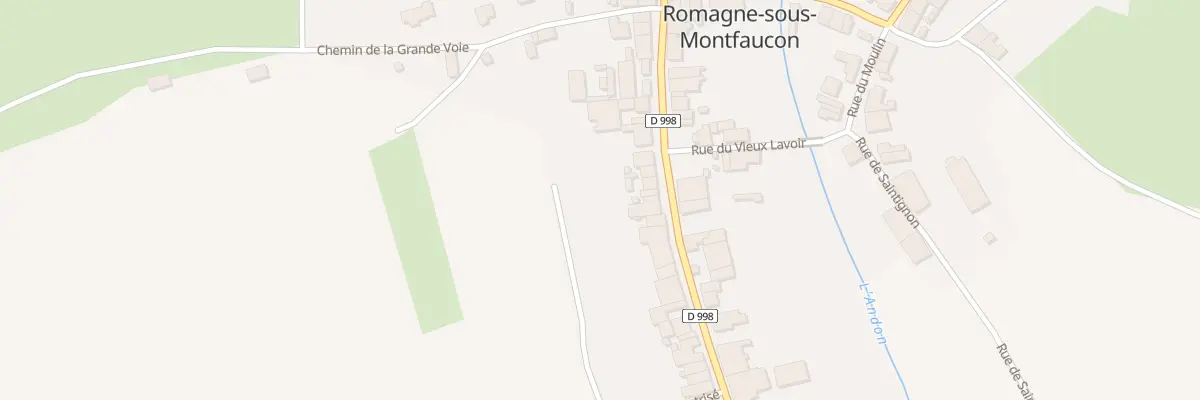 Plan du 18 Rue de l’Argonne à Romagne-sous-Montfaucon
