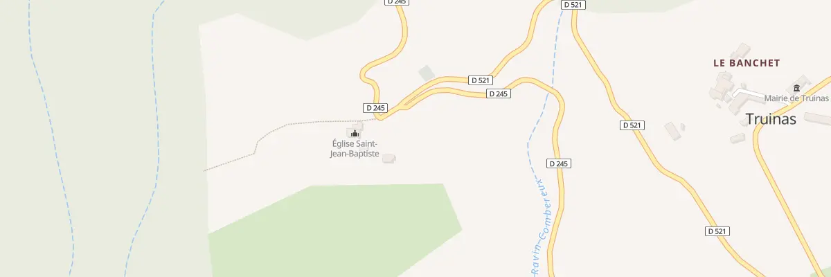 Plan du 5068 L’Eglise à Truinas