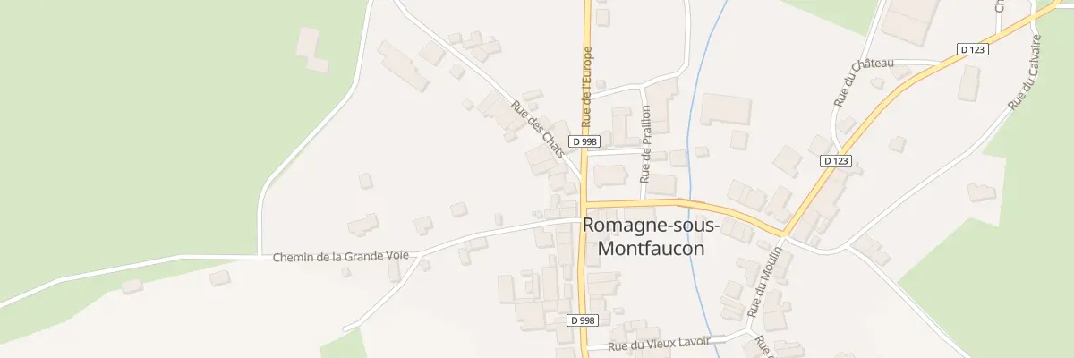Plan du 5 Pl Armand Fleury à Romagne-sous-Montfaucon