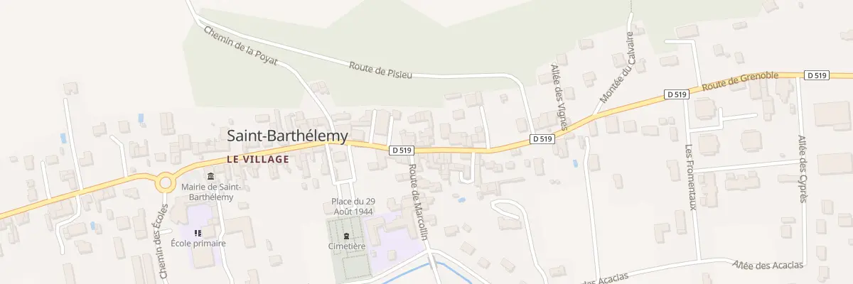 Plan du 59 Rte de Grenoble à Saint-Barthélemy