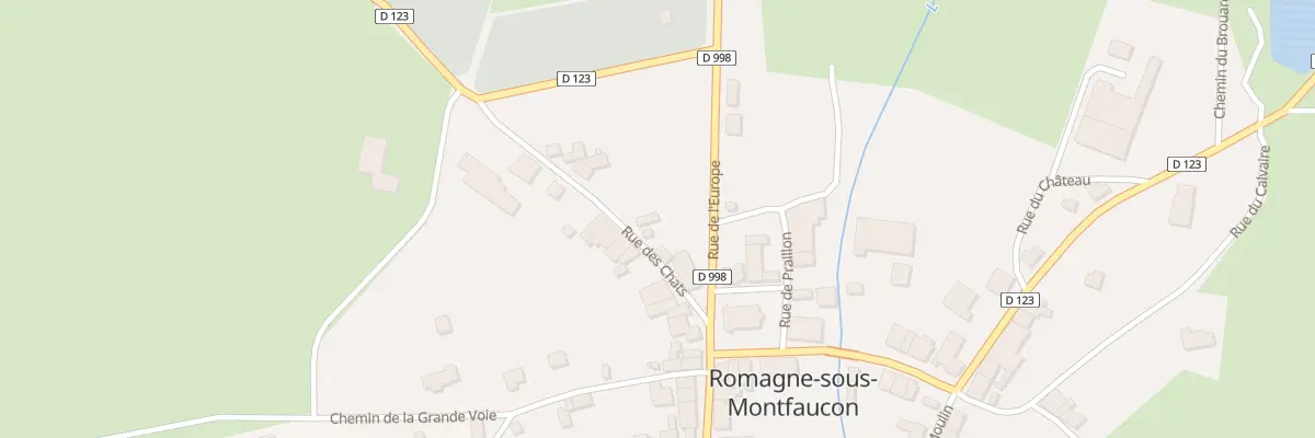 Plan du 4 Rue des Chats à Romagne-sous-Montfaucon