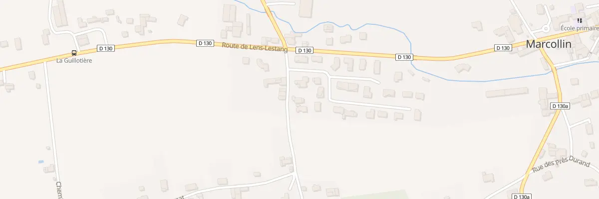 Plan du 22 Rue de Fonnat à Marcollin