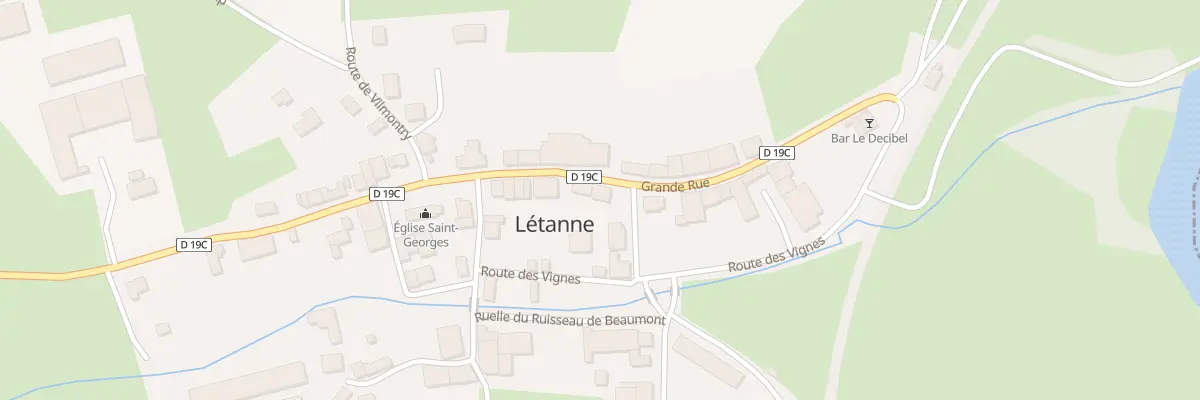 Plan du 15 Grande Rue à Létanne