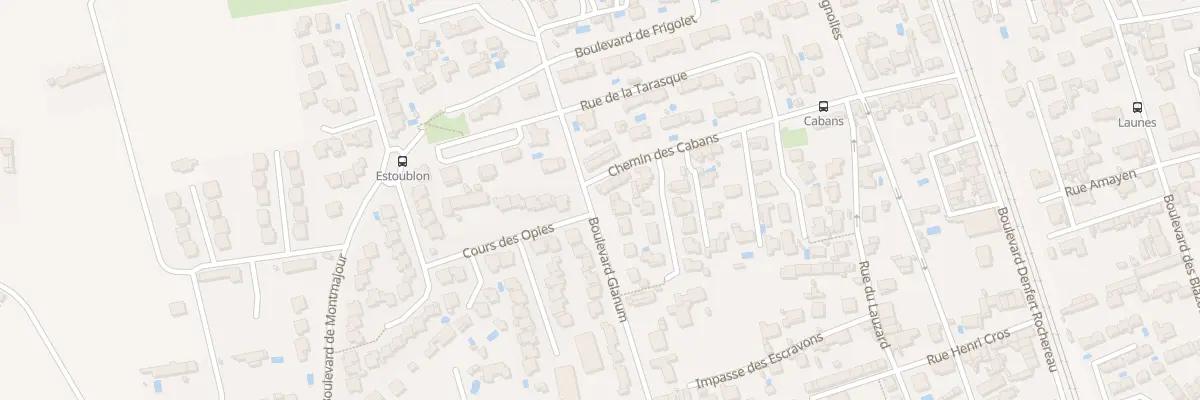 Plan du 289 Che des Cabans à Salon-de-Provence
