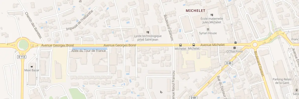 Plan du 83B Av Georges Borel à Salon-de-Provence