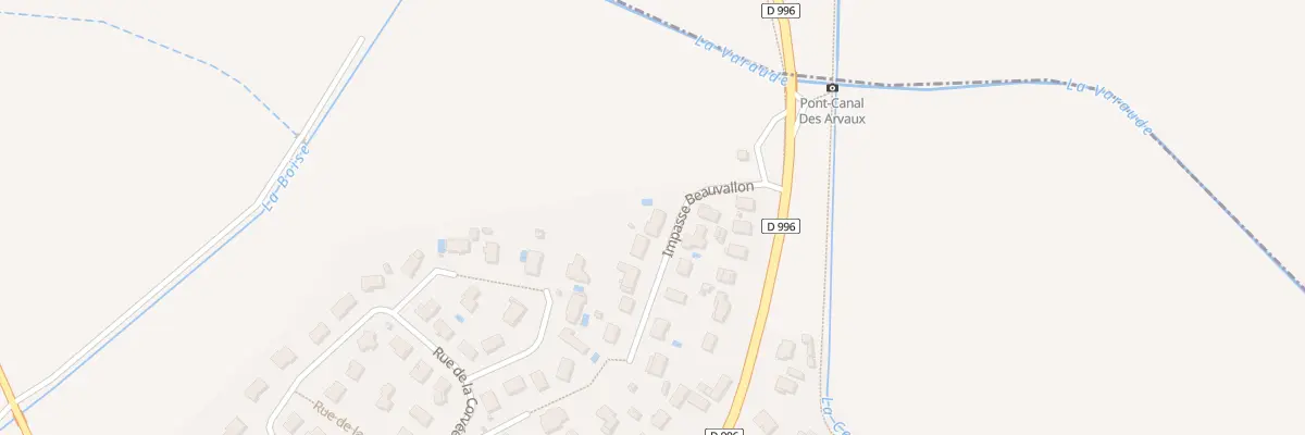 Plan du 2 Imp Beauvallon à Noiron-sous-Gevrey