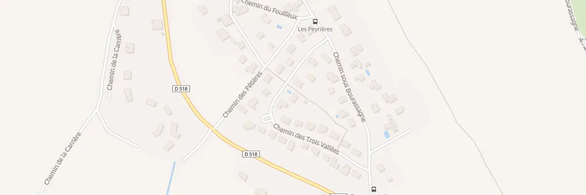 Plan du 29 Chem des 3 Vallées à Beauvoir-de-Marc