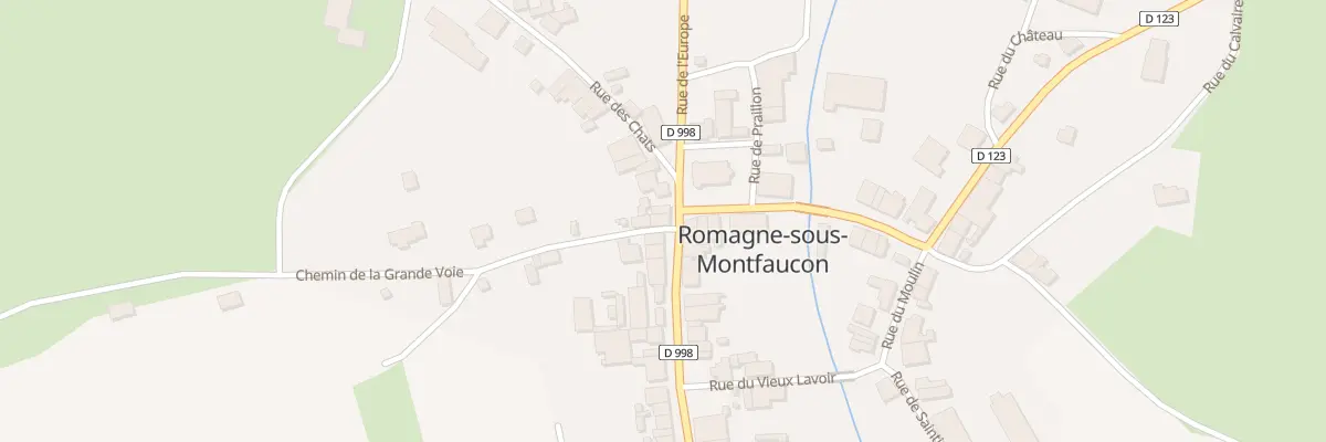 Plan du 1 Pl Armand Fleury à Romagne-sous-Montfaucon