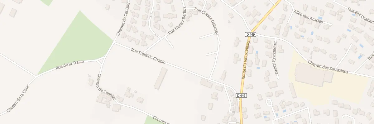 Plan du 210 Rue Frédéric Chopin à Chatuzange-le-Goubet