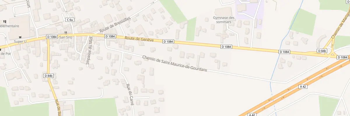 Plan du 1580B Rue de Genève à Dagneux