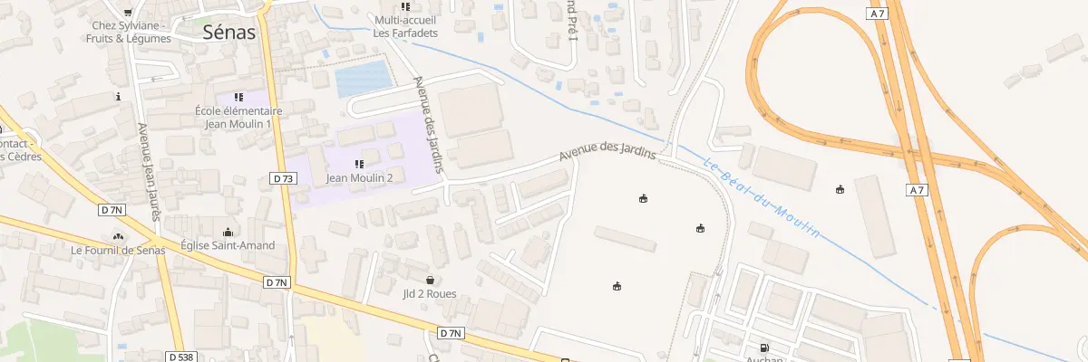 Plan du 148 Av des Jardins à Sénas