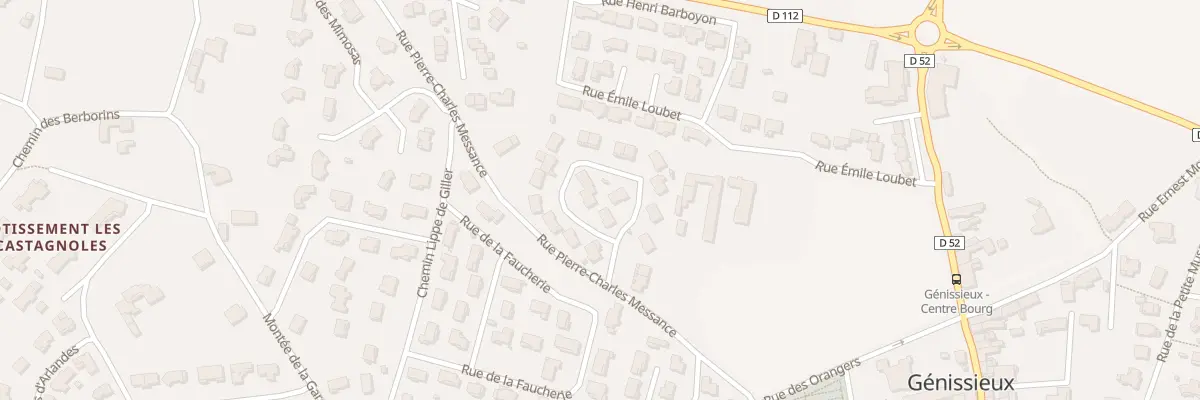 Plan du 5 Rue du Clos du Chateau à Génissieux