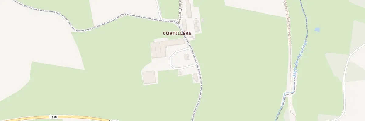 Plan du 1320 Rte de la Curtillere à Servignat