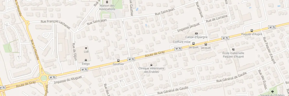 Plan du 493 Rte de Gray à Saint-Apollinaire
