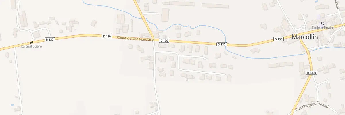 Plan du 21 Rue de Fonnat à Marcollin