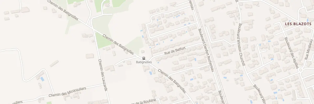 Plan du 158 Rue de Belfort à Salon-de-Provence