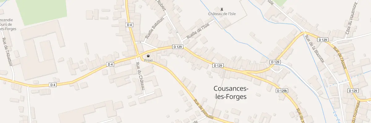 Plan du 6 Rue du Moulin à Cousances-les-Forges