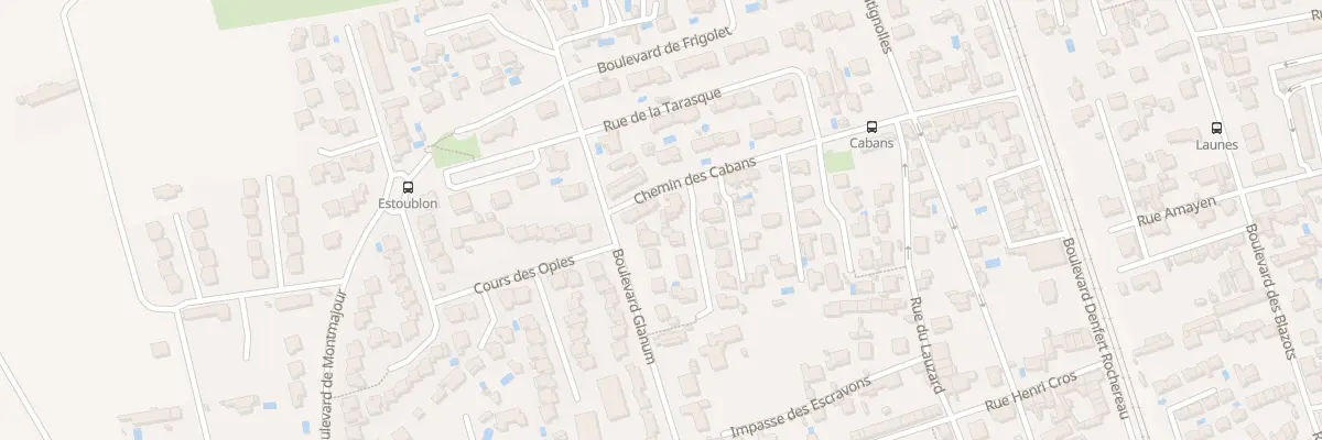 Plan du 9002 Che des Cabans à Salon-de-Provence